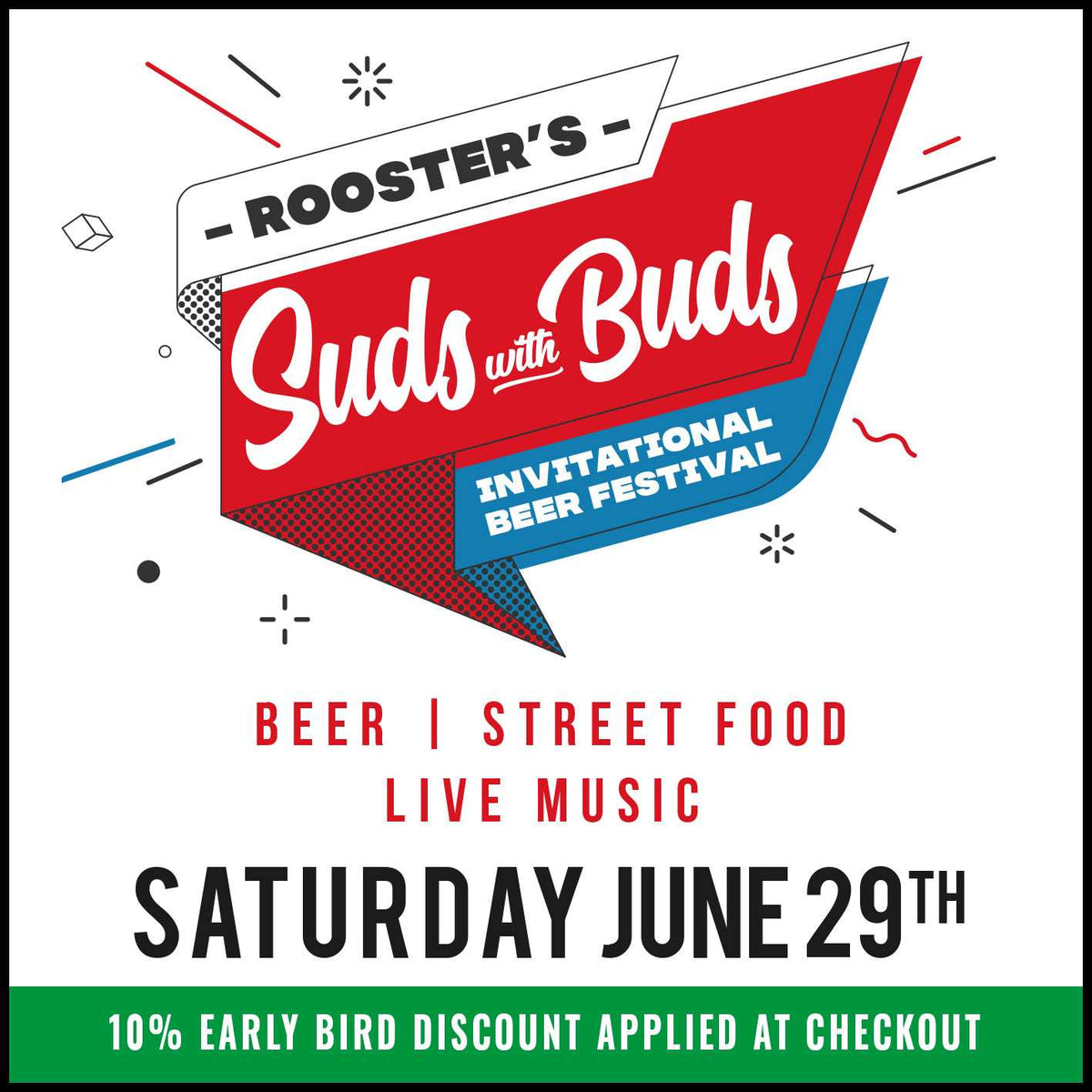 Suds With Buds 2024 RoostersBrewingCo